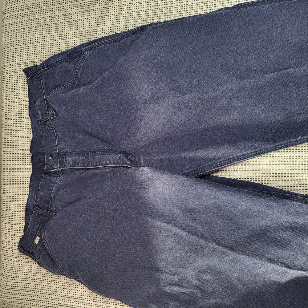Carhartt FR Carpenter Pants Mens 38x32 Blue Denim Flame Resistant Workwear